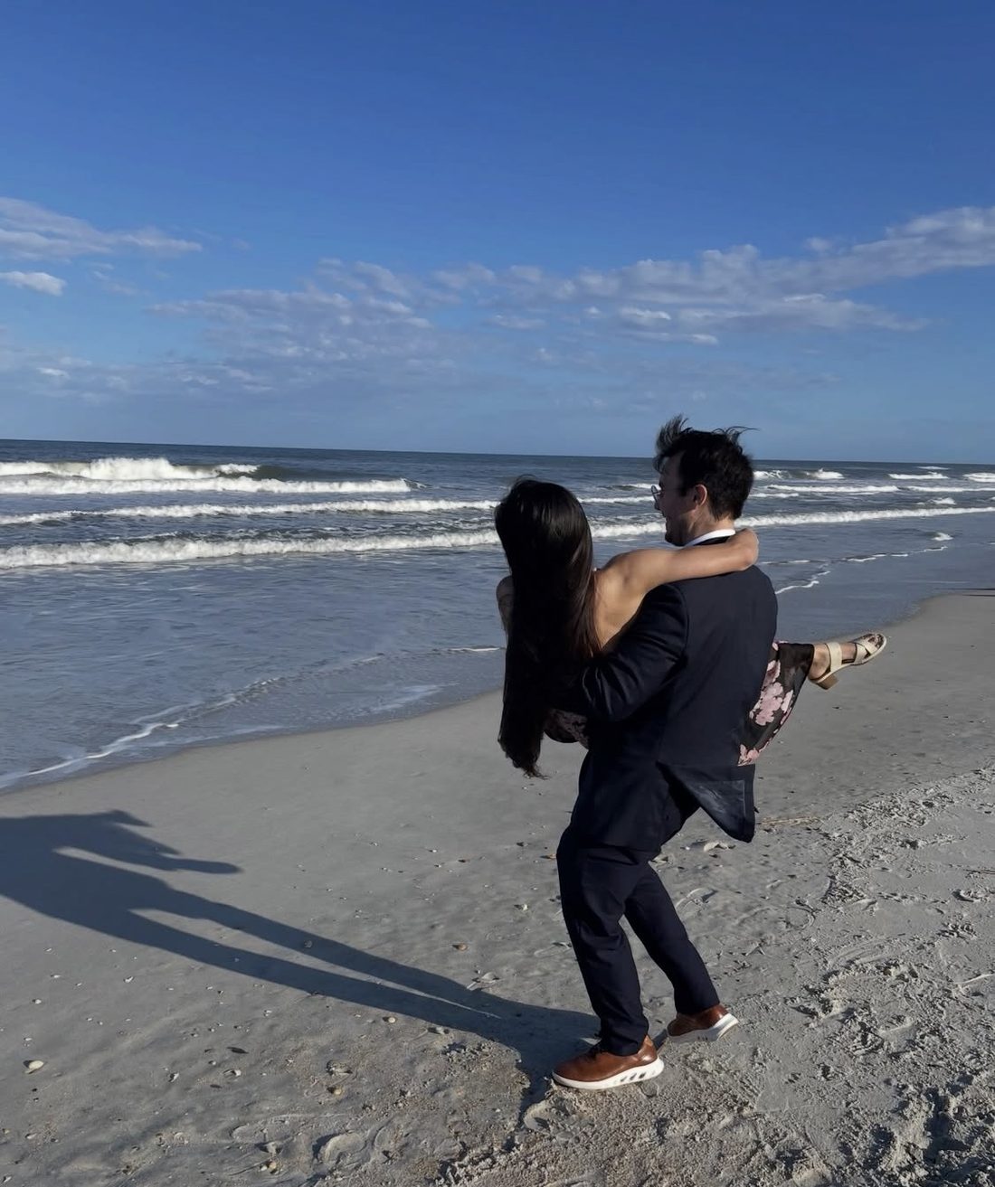 On the beach